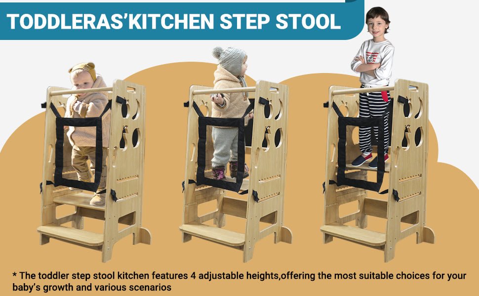 NINTE Toddler Tower Stool Bathroom and Kitchen Counter - NINTE