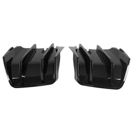 NINTE STG 3 Big Fin Rear Diffuser FOR 2014 - 19 Chevrolet Corvette C7 Gloss Black - NINTE