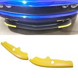 NINTE For 2015-2024 Dodge Challenger Scat Pack 2019-2024 R/T GT Front Lip Bumper Guard  Front Splitter 2PCs