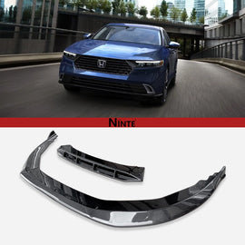 NINTE For 2023 - 2025 Honda 11th Accord Sedan Front Lip Front Bumper Lip Splitters - NINTE