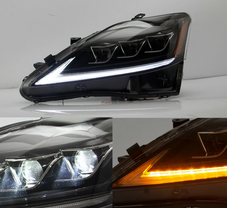 NINTE LED Headlights + Tail Lights For Lexus IS250 350 ISF 2006-2012 2 Pair - NINTE