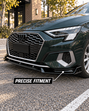 NINTE Front Lip For 2020-2024 Audi A3 8Y Front Bumper Splitter - NINTE