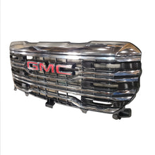 Cargar imagen en el visor de la galería, NINTE OEM Upper Top Molding Piece 2022-2023 GMC Sierra 1500 Gloss Black Front Grille