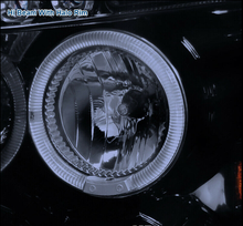 Charger l&#39;image dans la galerie, For Chevy 07-14 Silverado 1500 2500 3500 Black LED Halo Projector Headlights - NINTE