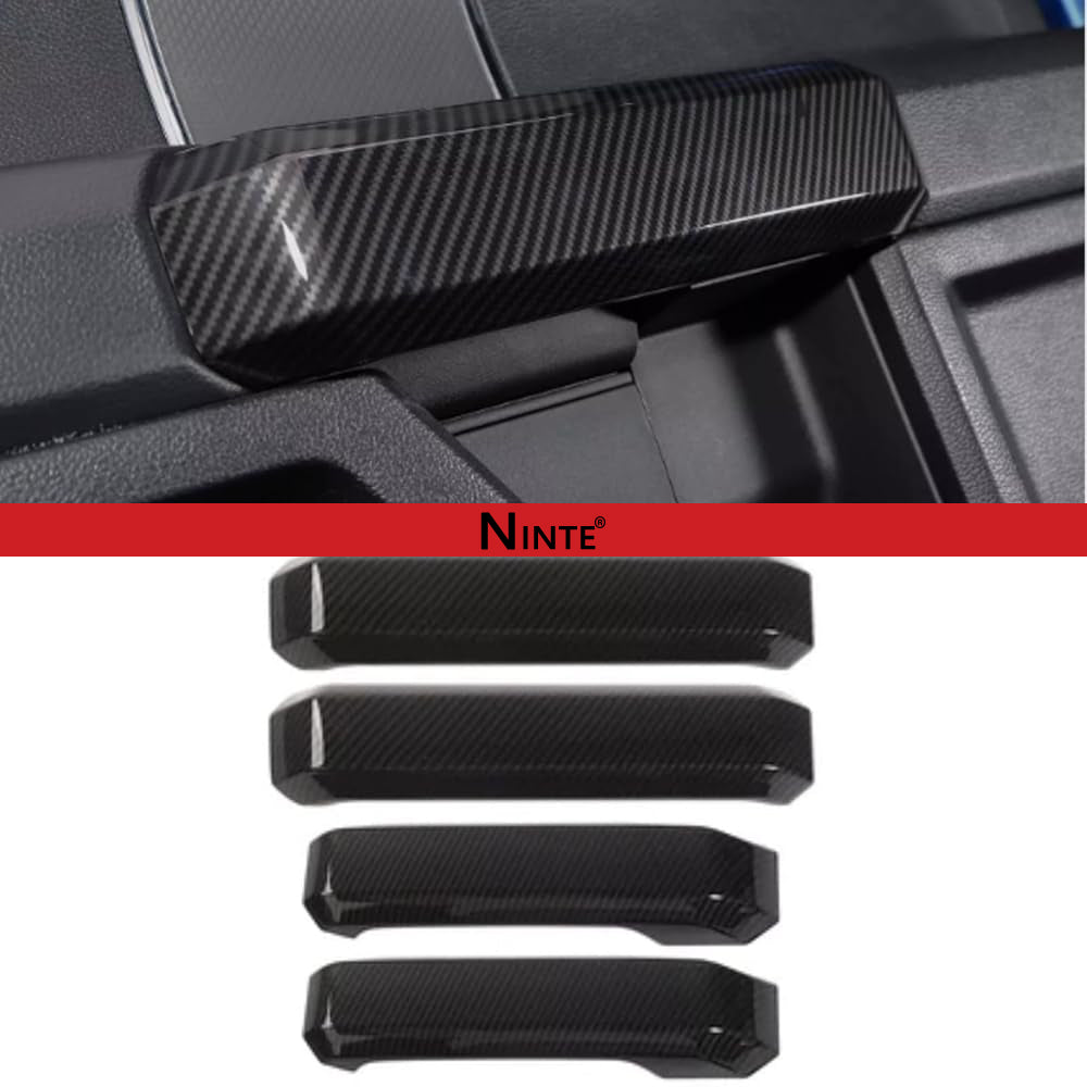 NINTE Door Handle Covers For 2015-2020 Ford F150 2017-2022 F250 F350 Super Duty