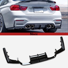 Load image into Gallery viewer, NINTE V Style Rear Bumper Lip For 2015 - 2020 BMW F80 M3 F82 M4 F83 3PCs - NINTE