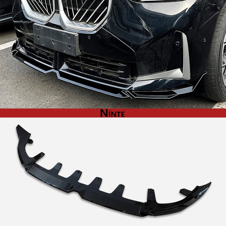 NINTE For 2025+ BMW X3 G45 M Sport MP Front Lip Front bumper Gloss Black - NINTE