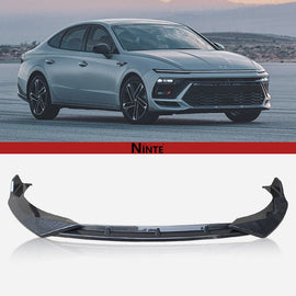 NINTE For 2024 2025 Hyundai Sonata 11th N - Line Front Lip Front Bumper Spoiler Splitter Chin - NINTE