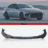 NINTE For 2024 2025 Hyundai Sonata 11th N-Line Front Lip Front Bumper Spoiler Splitter Chin