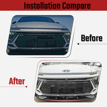 Cargar imagen en el visor de la galería, NINTE For 2024 2025 Hyundai Sonata 11th N-Line Front Lip Front Bumper Spoiler Splitter Chin