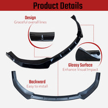 Cargar imagen en el visor de la galería, NINTE For 2024 2025 Hyundai Sonata 11th N-Line Front Lip Front Bumper Spoiler Splitter Chin