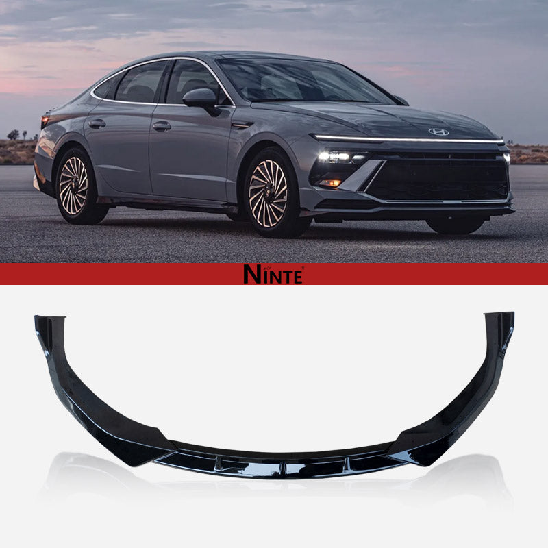 NINTE For 2024-2025 Hyundai Sonata 11th Front Lip Front Bumper Spoiler Splitter Chin