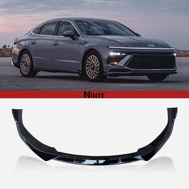 NINTE For 2024 - 2025 Hyundai Sonata 11th Front Lip Front Bumper Spoiler Splitter Chin - NINTE
