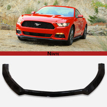 Laden Sie das Bild in den Galerie-Viewer, NINTE For 2015-2017 Ford Mustang Front Lip Front Bumper Splitters ABS Gloss Black