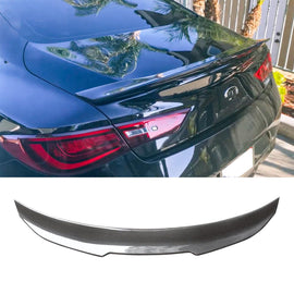NINTE For 2017 - 2023 Infiniti Q60 ABS Rear Spoiler PSM Style Trunk Spoiler Wing - NINTE
