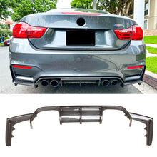 Load image into Gallery viewer, NINTE Rear Diffuser For BMW 2015-2020 F80 M3 F82 M4 F83 3PCs ABS Painted V Style Rear Bumper Lip