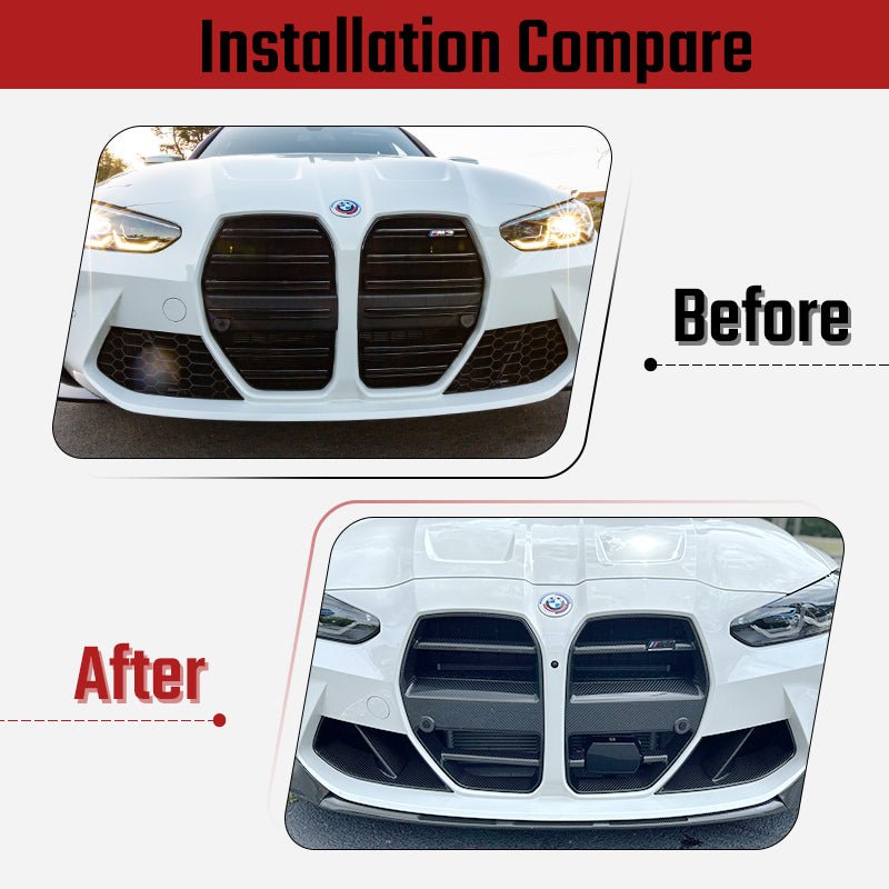 NINT Front Air Duct Vent For 2021-2025 BMW G80 G82 M3 M4 Carbon Fiber