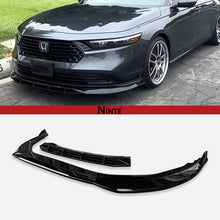 Load image into Gallery viewer, NINTE For 2023 2024 2025 Honda Accord Sedan Hybrid Sport Front Lip Front Bumper Lip Splitters Gloss Black