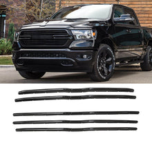 Charger l&#39;image dans la galerie, NINTE Grill Cover for 2019-2022 Dodge Ram 1500 Grille Overlay Inserts 5 Pieces Trim
