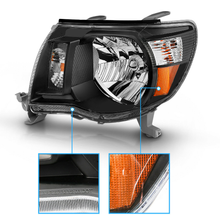 Load image into Gallery viewer, NINTE For 2005-2011 Toyota Tacoma TRD Style Black Headlight 2006 2007 2008 2009 2010 - NINTE