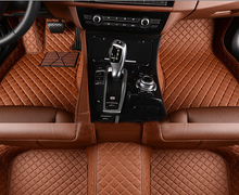 Laden Sie das Bild in den Galerie-Viewer, NINTE BMW 5 Series G30 530i 540i 2017-2018 Custom 3D Covered Leather Carpet Floor Mats - NINTE