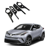 NINTE Window Switch Board Cover For Toyota C-HR 2017-2019 ABS Carbon Fiber Coating
