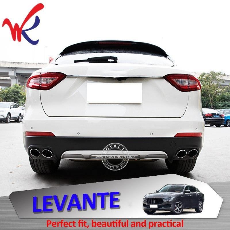 NINTE Maserati Levante 2016-2019 Front & Rear Bumper Protector Guard Skid Plate Cover Trim - NINTE