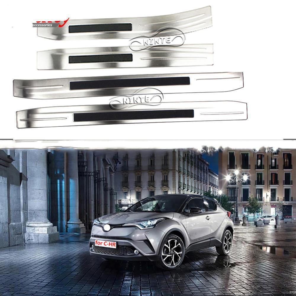 Toyota C-HR 2016-2019 Door Sill Threshold Scuff Plate Cover - NINTE