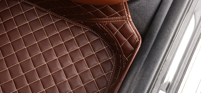 NINTE Infiniti Q50 Sedan 2014-2018 Custom 3D Covered Leather Carpet Floor Mats - NINTE