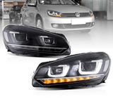 NINTE Headlights For Volkswagen VW Golf6 MK6 2010-2014