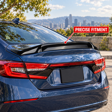 NINTE Rear Trunk Spoiler Wing Fit for Honda Accord 2018-2022 Painted Gloss Black One Piece R Style Duckbill
