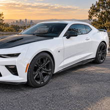 NINTE Side Rocker Panel Extension Kit Fit for Chevrolet Camaro RS SS LT LS 2016-2023 Black ZL1 Style 2-Piece Left and Right Set - NINTE
