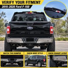 NINTE Rear Roof Spoiler Wing Fit for Ford F-150 2015-2020 Painted Gloss Black One Piece R Style Without Logo