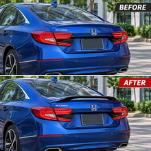 NINTE Rear Trunk Spoiler Wing Fit for Honda Accord 2018-2022 Painted Gloss Black One Piece R Style Duckbill