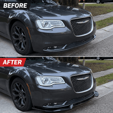 NINTE Front Bumper Lip Splitter Fit for Chrysler 300 2015-2023 Gloss Black - NINTE