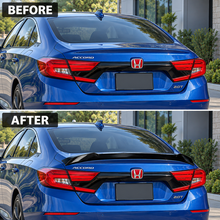 NINTE Rear Trunk Spoiler Wing Fit for Honda Accord 2018-2022 Painted Gloss Black One Piece R Style Duckbill