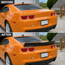 NINTE Rear Trunk Spoiler Wing Fit for Chevrolet Camaro 2010-2013 Unpainted Black ABS Plastic One Piece Duckbill Style
