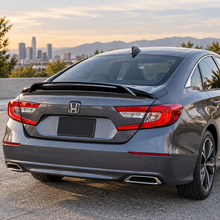 NINTE Rear Trunk Spoiler Wing Fit for Honda Accord 2018-2022 Painted Gloss Black One Piece R Style Duckbill