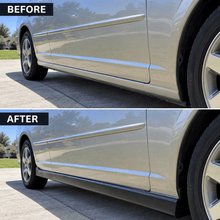 NINTE Side Rocker Panel Side Skirt Kit Fit for Honda Civic Coupe Sedan 2001-2005 Black Polypropylene RS Style - NINTE