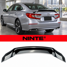 Load image into Gallery viewer, NINTE Rear Trunk Spoiler Wing Fit for Honda Accord 2018-2022 Painted Gloss Black One Piece R Style Duckbill