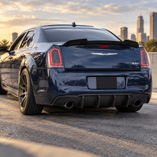 NINTE Rear Bumper Diffuser Fit for Chrysler 300 300S 2012-2014 Matte Black Shark Fin Style - NINTE