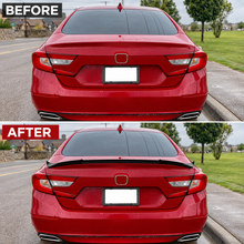 NINTE Rear Trunk Lip Spoiler Wing Fit for Honda Accord 2018-2022 Painted Gloss Black One Piece Highkick Duckbill Style Without Logo