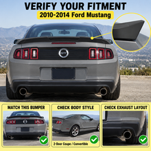 NINTE Rear Trunk Spoiler Wing Fit for Ford Mustang Shelby GT500 2010-2014 Primer Black ABS Plastic GT Style
