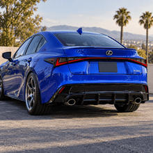 NINTE Rear Bumper Diffuser Fit for Lexus IS300 IS350 2021-2026 Gloss Black CTM Design V1 - NINTE
