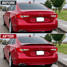 NINTE Rear Trunk Lip Spoiler Wing Fit for Honda Accord 2018-2022 Painted Gloss Black One Piece Highkick Duckbill Style Without Logo - NINTE