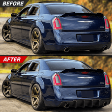 NINTE Rear Bumper Diffuser Fit for Chrysler 300 300S 2012-2014 Matte Black Shark Fin Style - NINTE