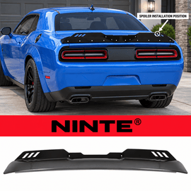NINTE Rear Trunk Wickerbill Spoiler Wing Fit for DODGE Challenger 2008-2023 SRT Style - NINTE