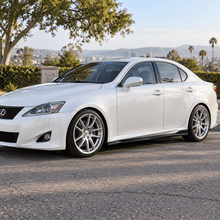 NINTE Side Rocker Panel Splitter Kit Fit for Lexus IS250 IS350 2006-2013 Painted Gloss Black 78.7-Inch 6-Piece Without Logo - NINTE
