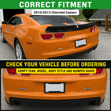 Laden Sie das Bild in den Galerie-Viewer, NINTE Rear Trunk Spoiler Wing Fit for Chevrolet Camaro 2010-2013 Unpainted Black ABS Plastic One Piece Duckbill Style