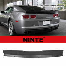 Laden Sie das Bild in den Galerie-Viewer, NINTE Rear Trunk Spoiler Wing Fit for Chevrolet Camaro 2010-2013 Unpainted Black ABS Plastic One Piece Duckbill Style